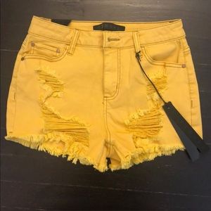 Yellow shorts